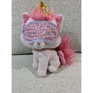 Disney Princess Palace Pets Dreamy Pink Kitty Plush Blip LLC Cat with Sleep Mask